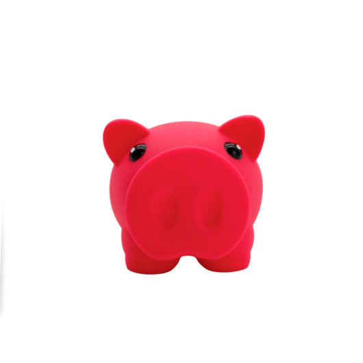 Rubber Piggy Banks Pink